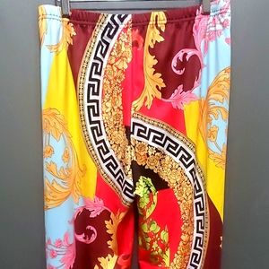 Multi Color Slip Ons Pants - (Sz 2 XL)